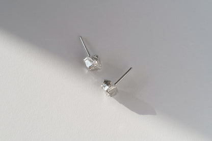 Earrings "Anthracite" (6 mm)