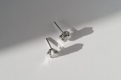 Earrings "Anthracite" (6 mm)