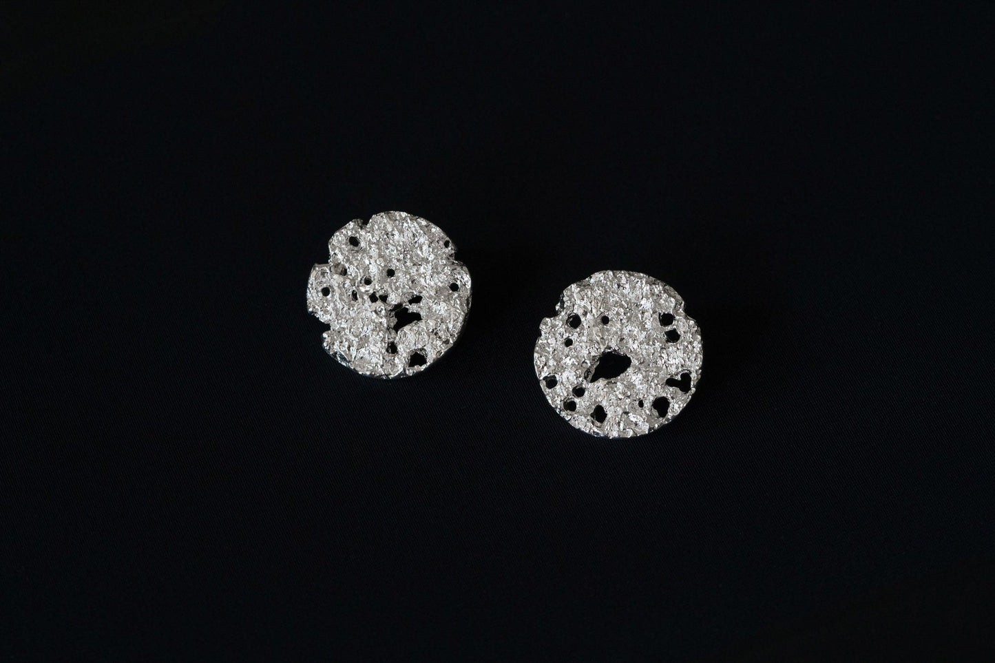 Earrings-discs "Bread"