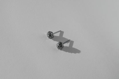 Earrings “Chestnut” blackened