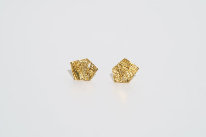 Earrings “Crushed Ice” (10×12 mm)