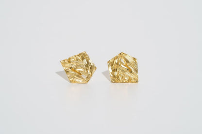 Earrings “Crushed Ice” (14×14 mm)