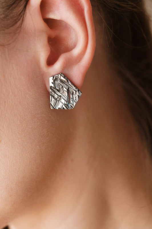 Earrings “Crushed Ice” (17×20 mm)