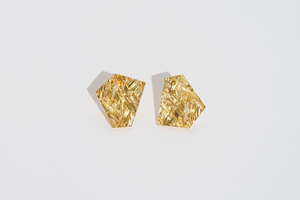 Earrings “Crushed Ice” (17×20 mm)