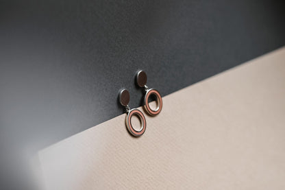 Pendant-earrings "Cyclicity" (17 mm)
