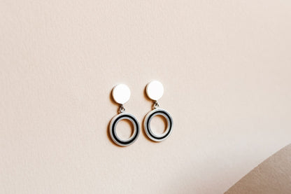 Pendant-earrings "Cyclicity" (17 mm)