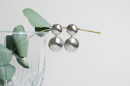 Earrings "DOUBLE SPHERE"