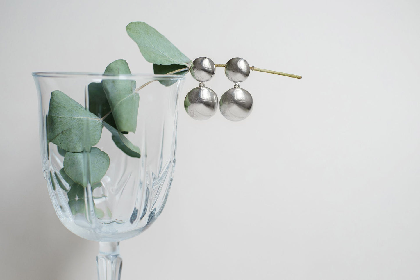 Earrings "DOUBLE SPHERE"