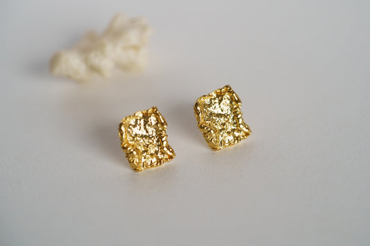 Stud earrings "Sea foam"