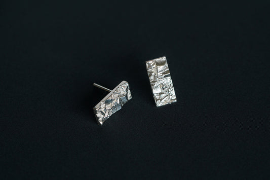 Earrings "Granite rock"  (7/16 mm)
