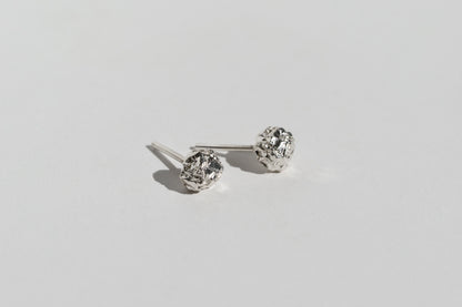 Stud earrings "Meteor" light