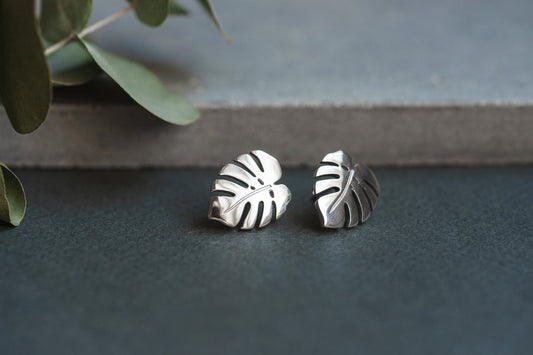 Earrings "Monstera"