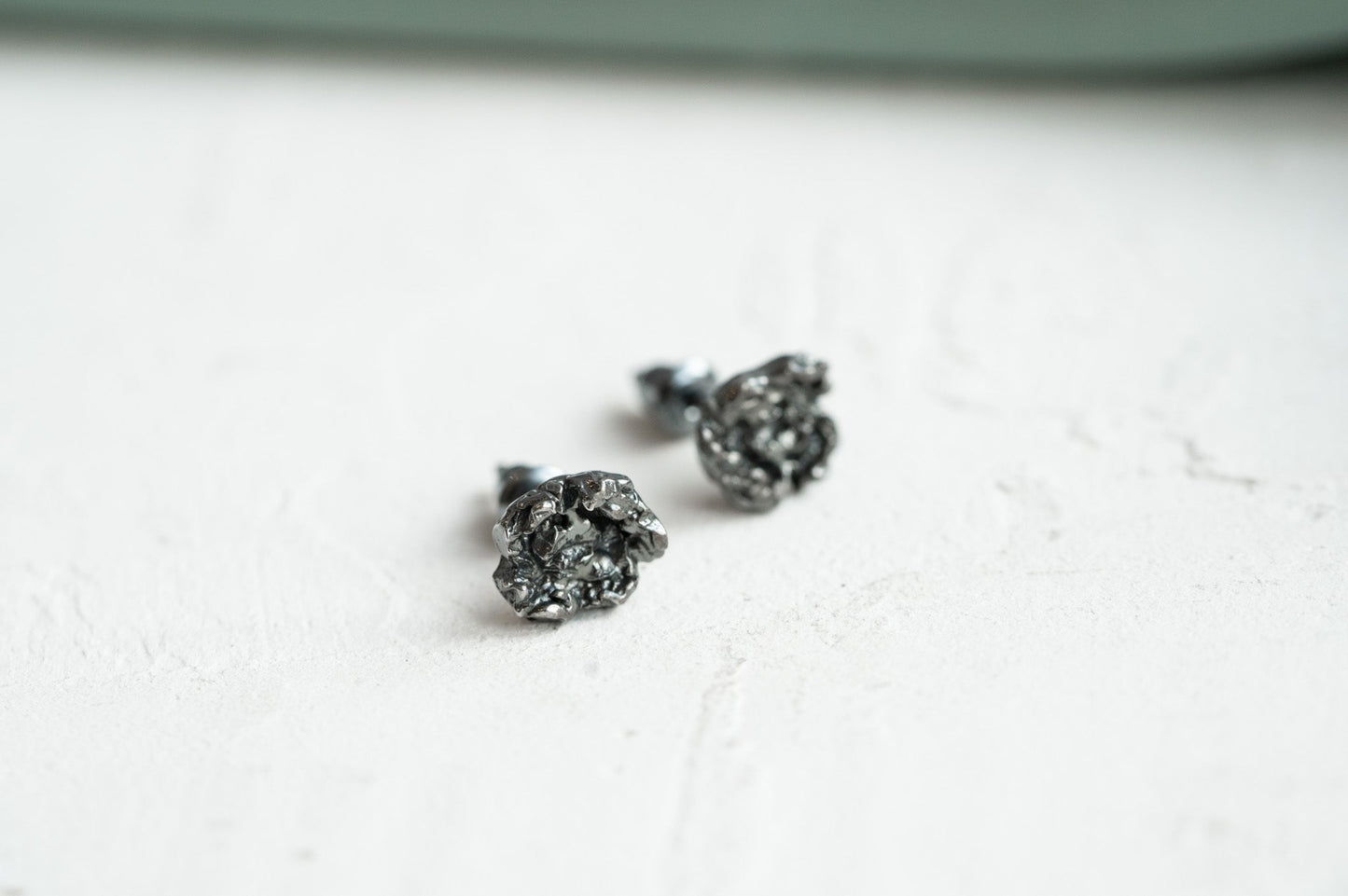 Earrings "Reefs" blackened mini