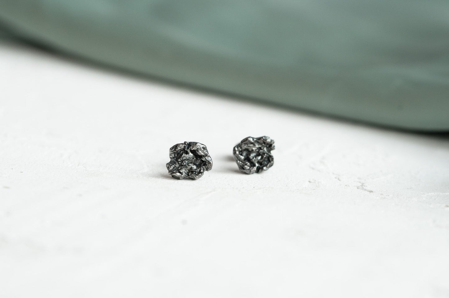 Earrings "Reefs" blackened mini