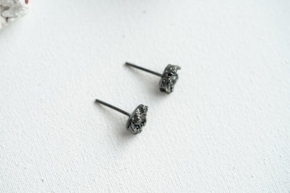 Earrings "Reefs" blackened mini