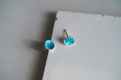 Earrings "SEA" (6 mm)