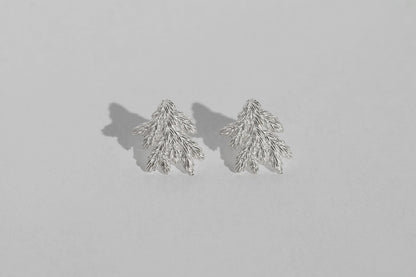 Earrings “Spruce Branch” light