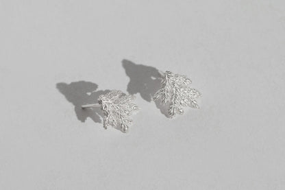 Earrings “Spruce Branch” light