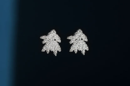 Earrings “Spruce Branch” light