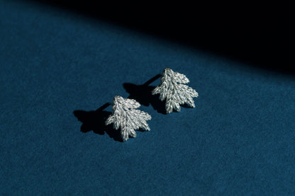 Earrings “Spruce Branch” light