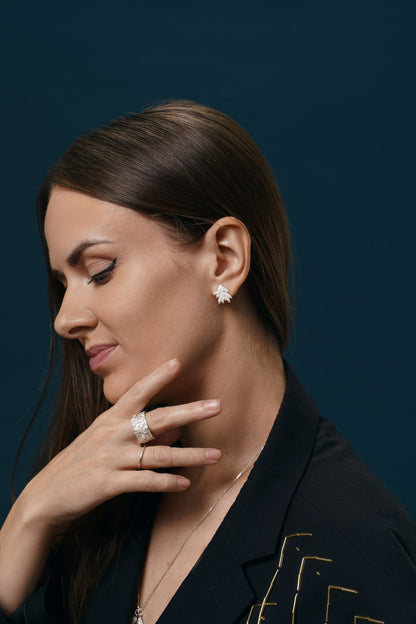 Earrings “Spruce Branch”