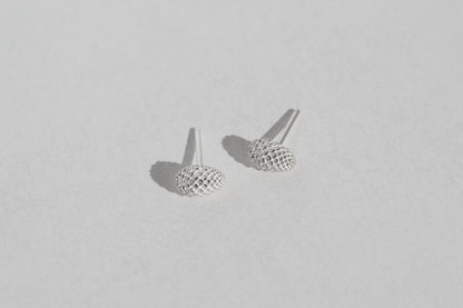 Earrings “Spruce cone” light