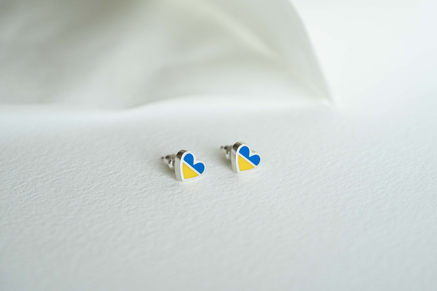 Stud earrings "UKRAINE IN MY HEART"