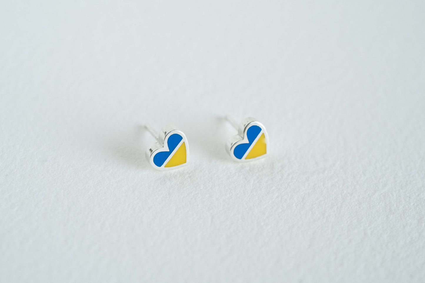 Stud earrings "UKRAINE IN MY HEART"