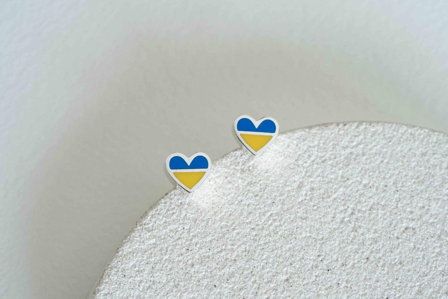 Stud earrings "UKRAINE IN MY HEART"