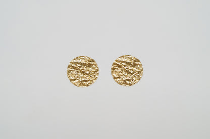 Disc Earrings "Water Surface" (10 mm)