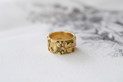 Ring "Chestnuts" blackened (10 mm)