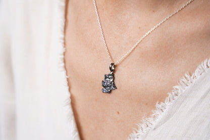 Pendant "Donetsk region" textured