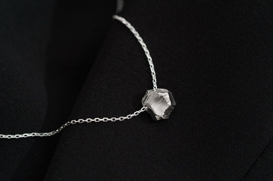 Necklace "Anthracite"