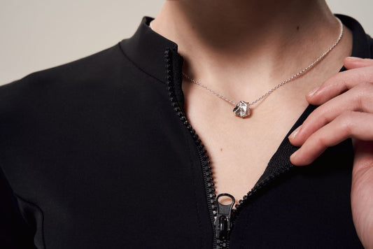 Necklace "Anthracite"