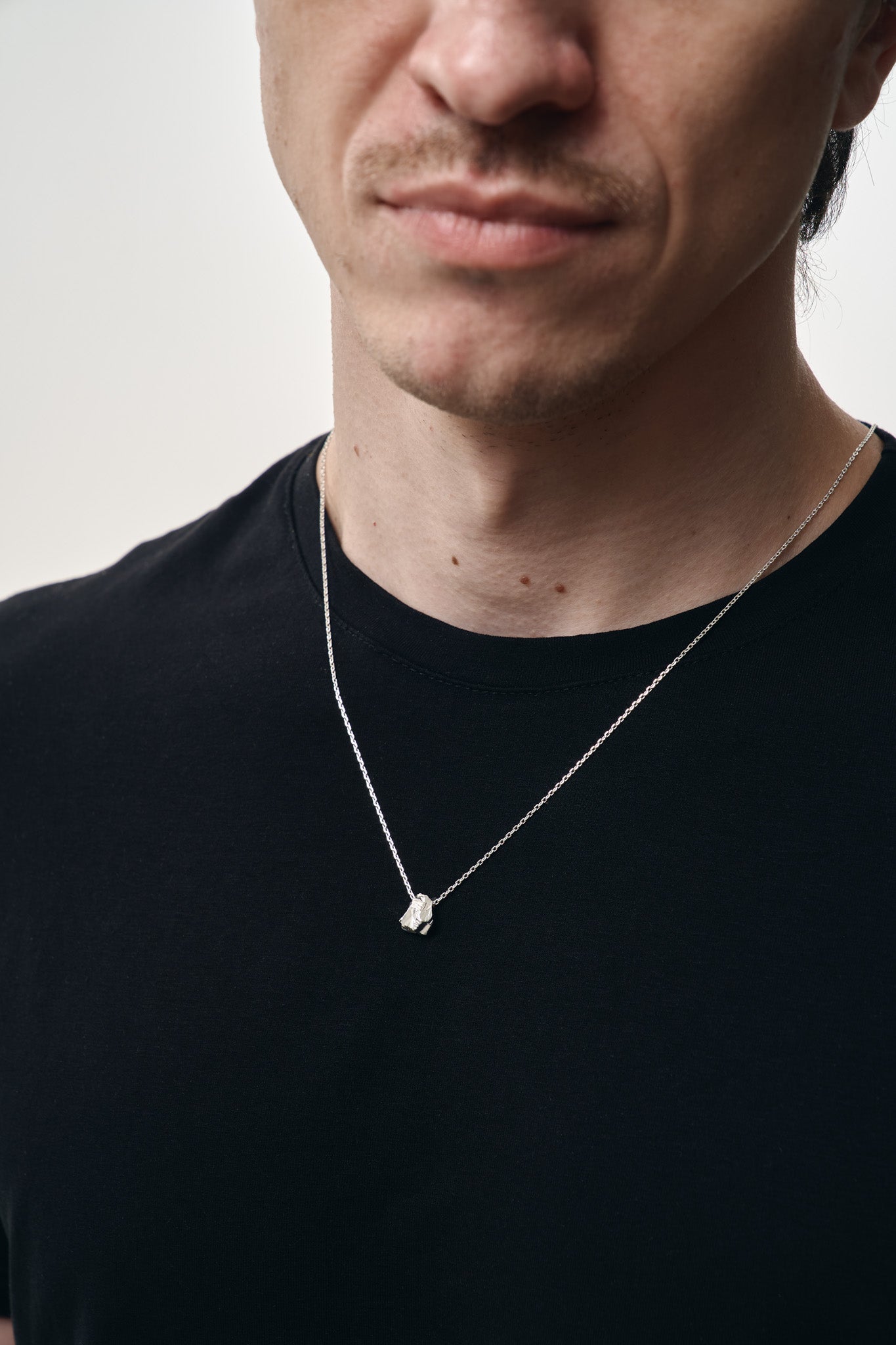 Necklace "Anthracite"