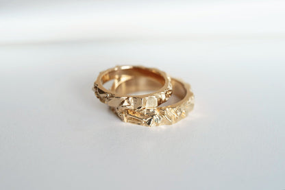 Wedding ring "Granite Rock" Light (3 mm)