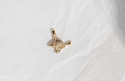 Pendant "Ukrainian Peninsula" textured
