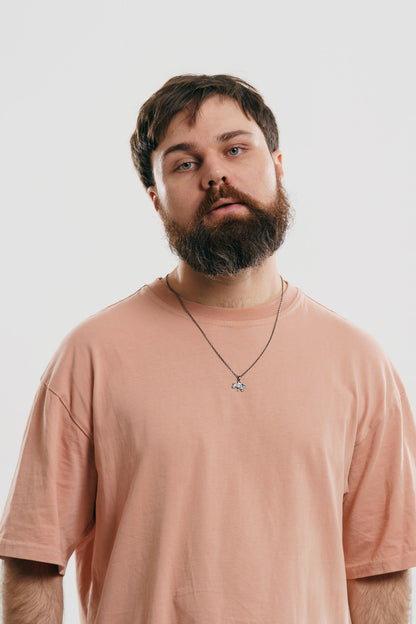 Pendant "United" textured blackened