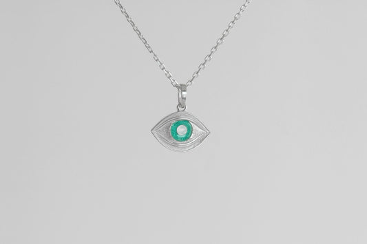 Pendant on the neck "View of my forest" (15 mm)