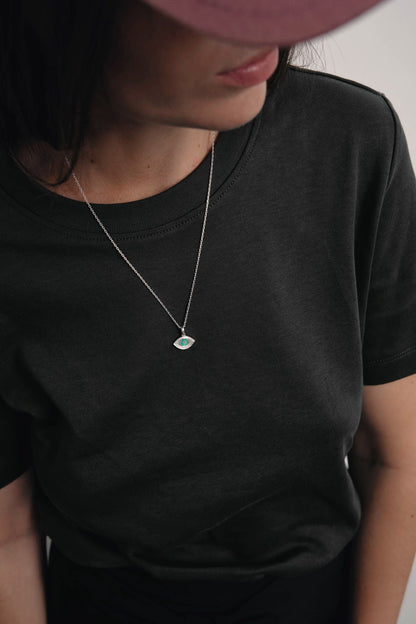 Pendant on the neck "View of my forest" (15 mm)