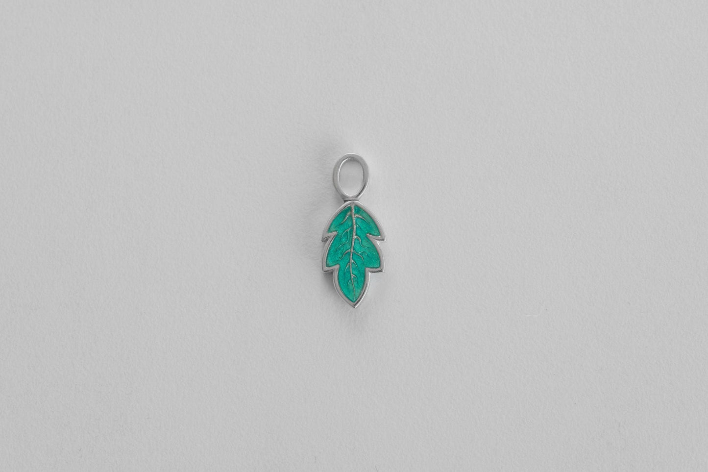 Pendant for hoop earring "Breath of my forest"
