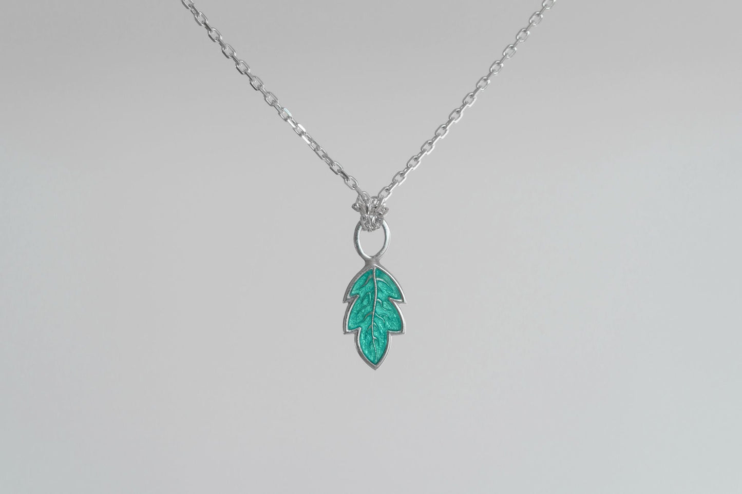 Pendant for hoop earring "Breath of my forest"