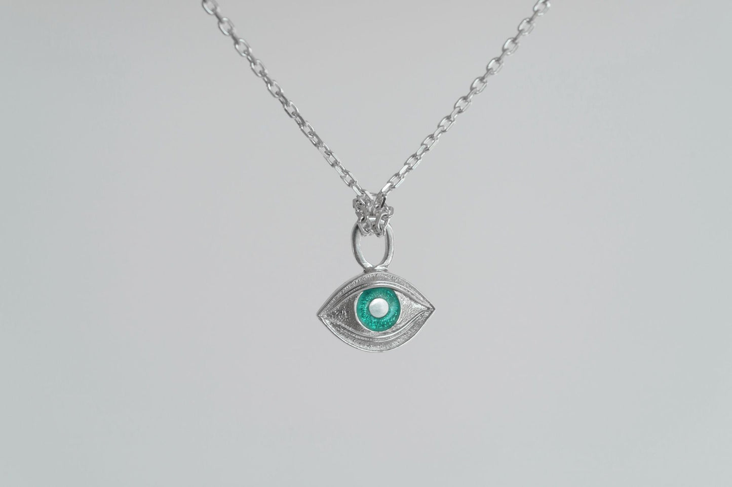 Pendant for hoop earring "View of my forest"