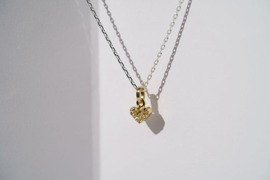 Pendant "Heart" textured