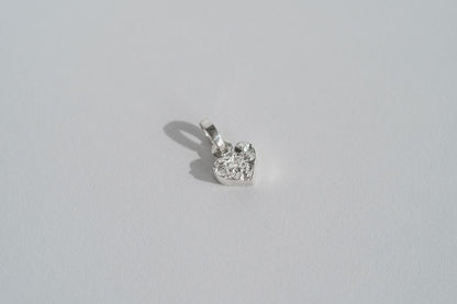 Pendant "Heart" textured
