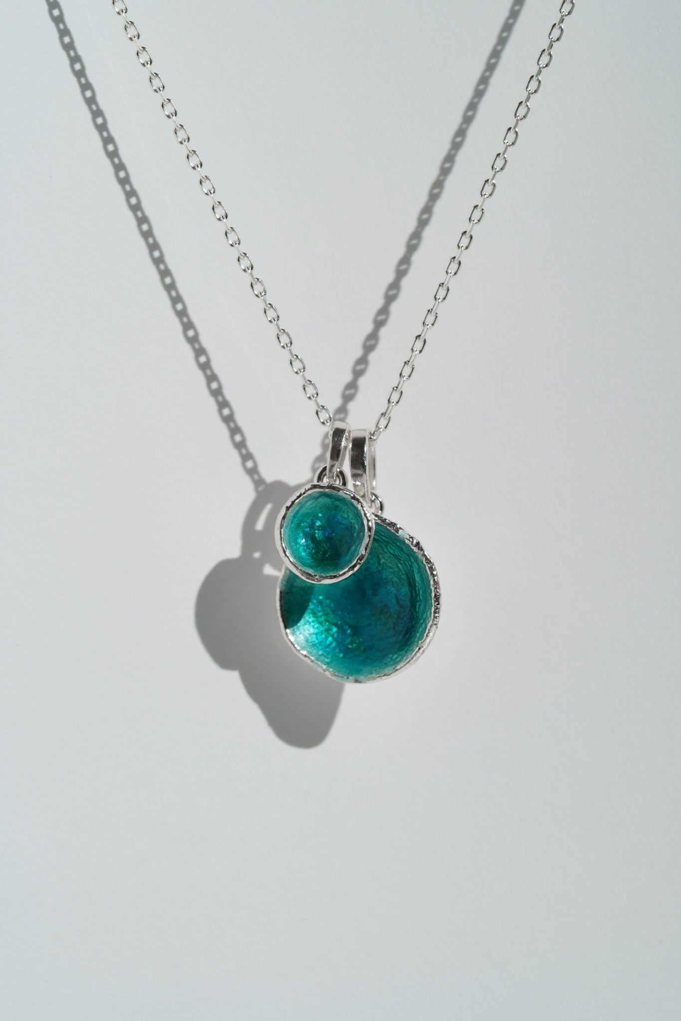 Pendant "Sea" (9 mm) emerald
