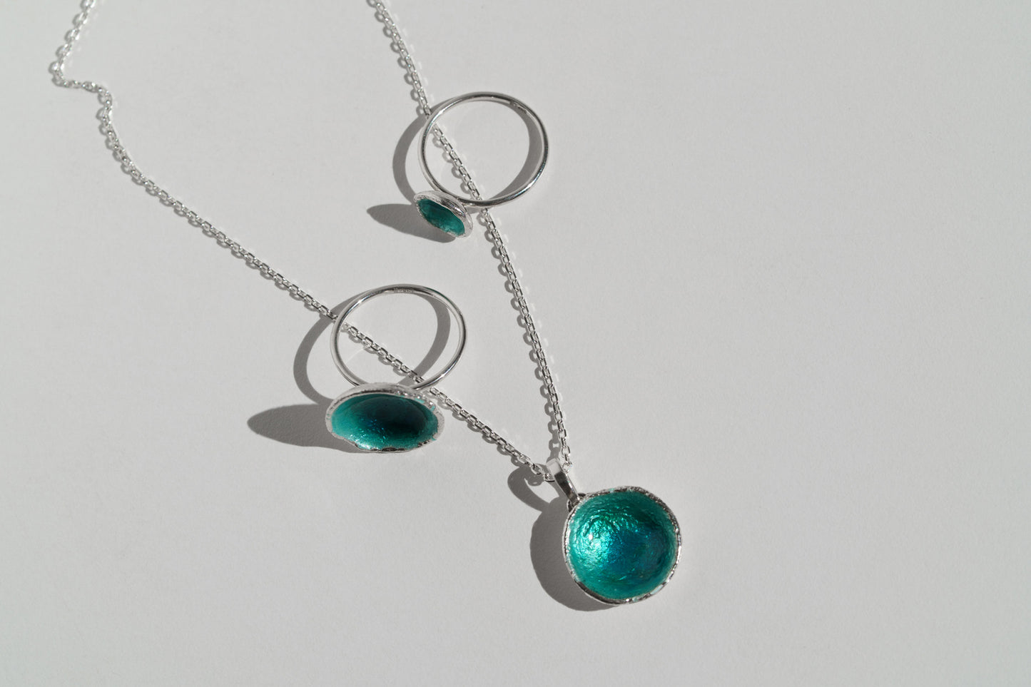 Pendant "Sea" (16 mm) emerald