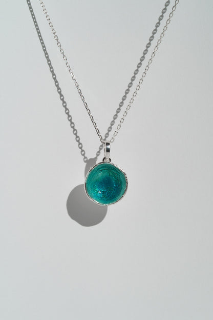 Pendant "Sea" (16 mm) emerald