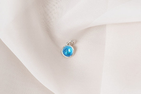 Pendant "Sea" (9 mm) blue