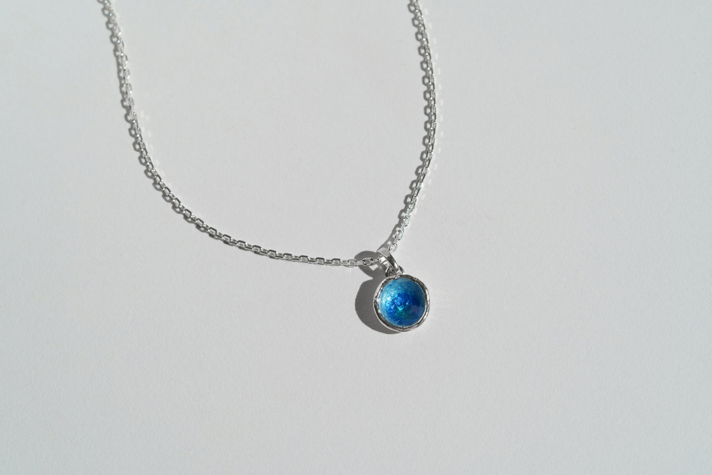 Pendant "Sea" (9 mm) blue